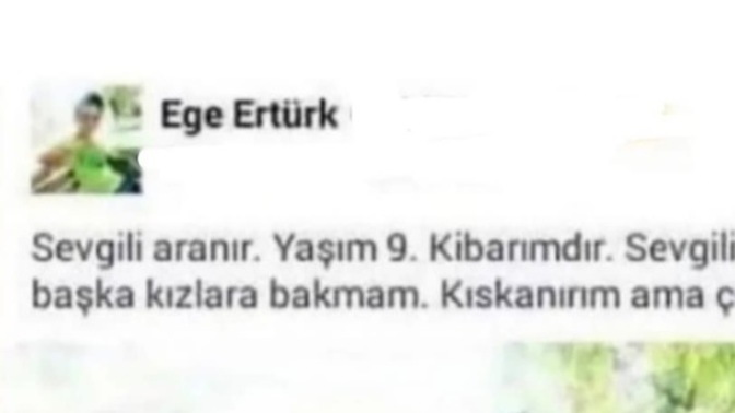 İlk sevgilin olduğunda kaç yaşındaydın?
