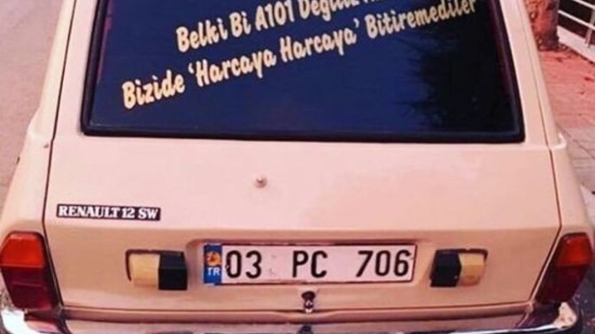 Arabanın Arkasına Yazı Yazmak İsteseydiniz Ne Yazardınız?