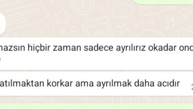 Sizce ayrılık ona acı verdiği için mi her yerden engelledi?