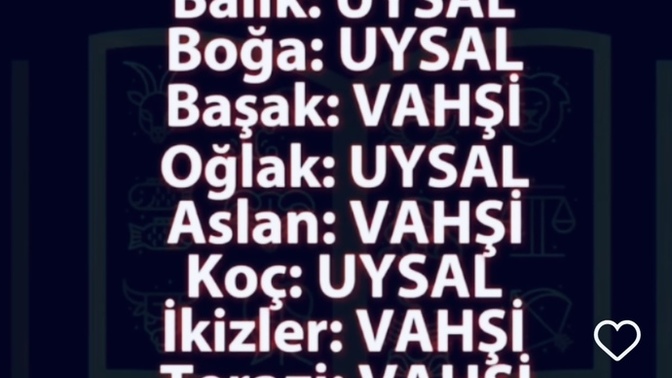 Uysal mısın, vahşi mi?