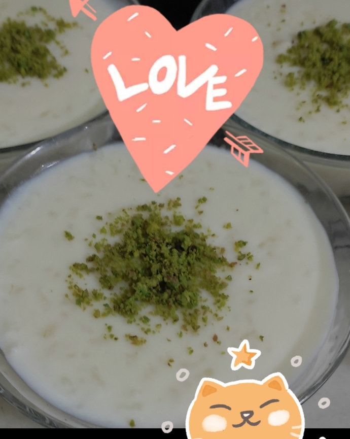Sütlaç yaptım nasıl görünüyor, sütlaç sever misiniz😋?