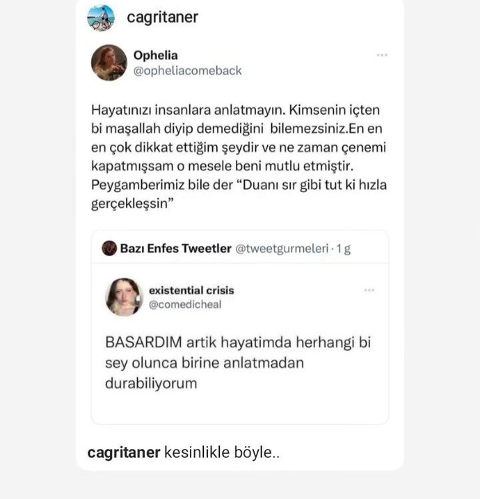 Mutluluğunu, başarılarını başkalarıyla paylaşmamak daha mı mantıklı?