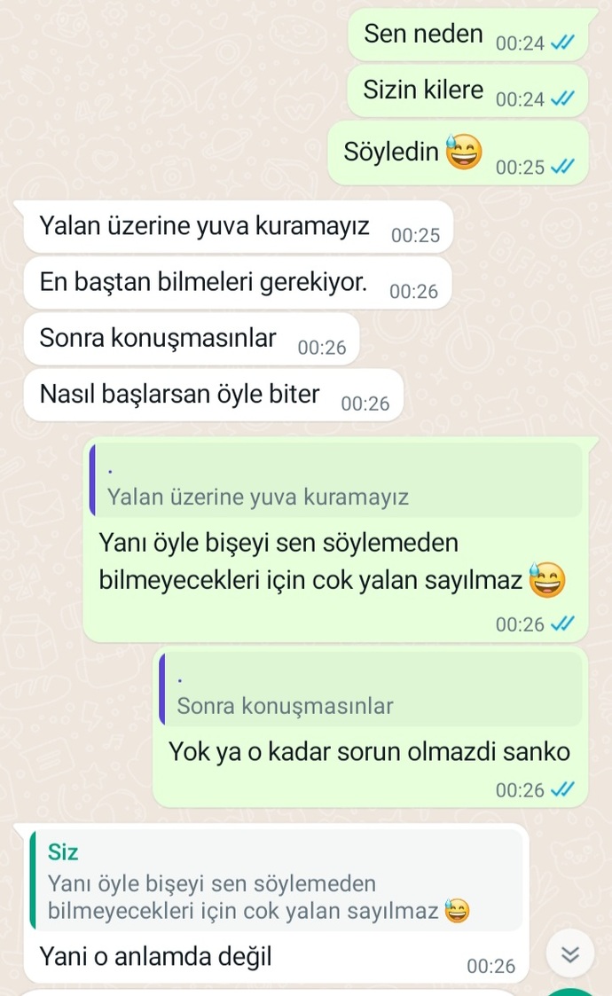 Erkek arkadaşım etten tiksindiğimi ailesine anlatmış sizce ayrılmalı mıyım?