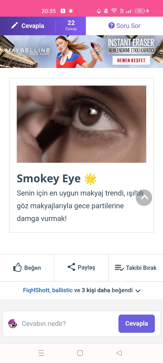 Kızlar burayaaa! Senin makyaj trendin hangisi öğrenmek ister misin?