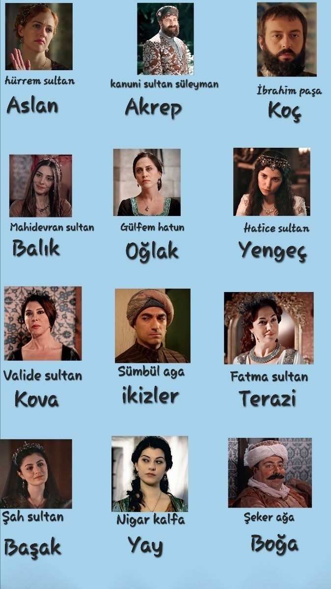 Burcuna göre hangi Muhteşem Yüzyıl karakterisin?