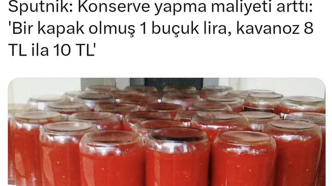 Kışlık konserveler yapıldı mı?
