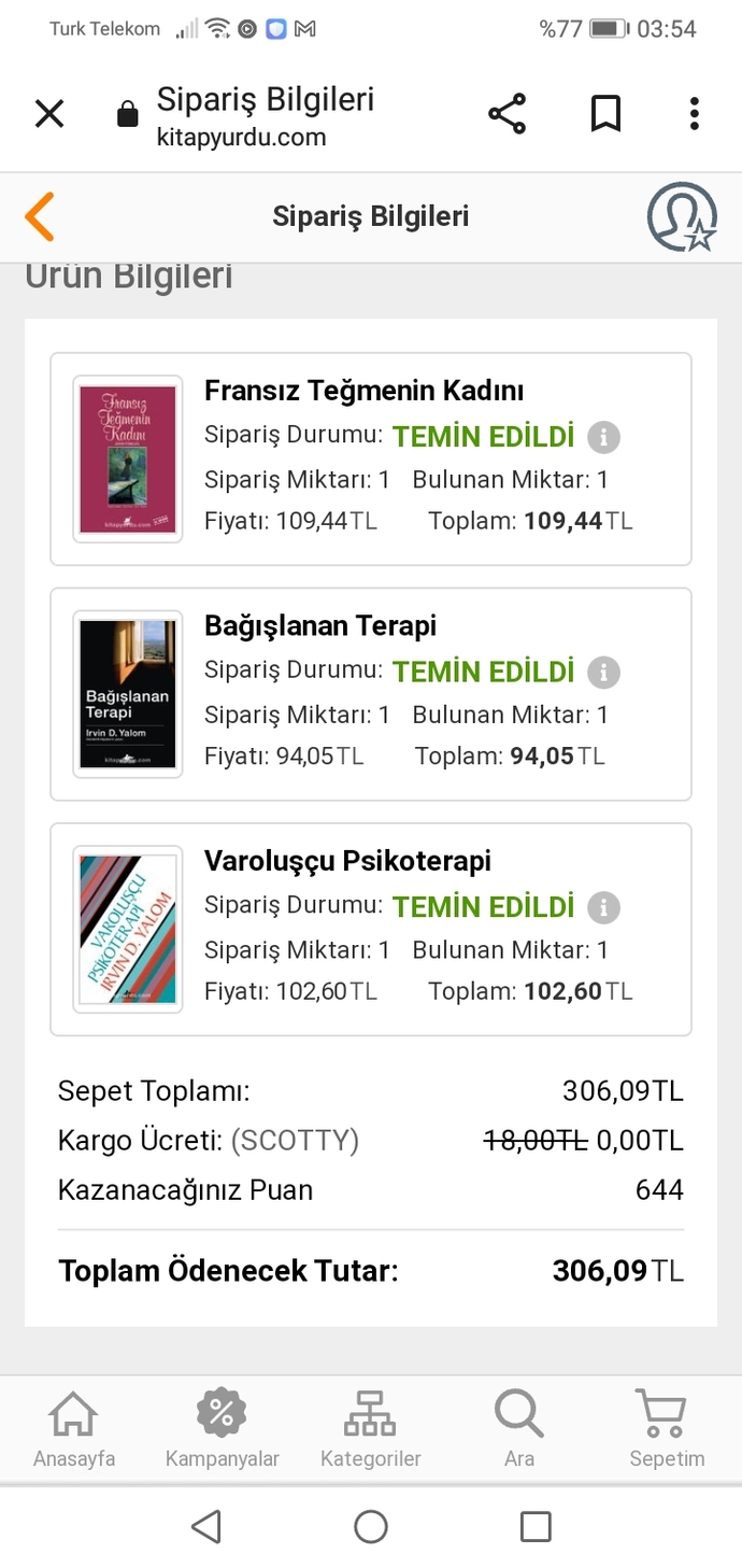 En son hangi kitabı aldın, beğendin mi?