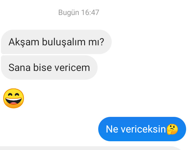Ayy bu mesaj beni endişelendirdi? Ne kastediyor sizce?