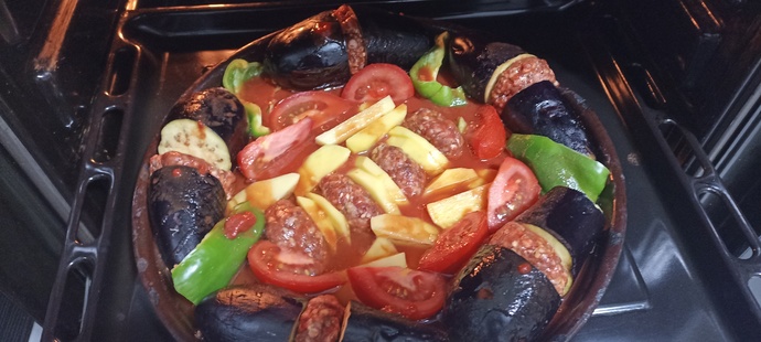Patlıcan kebabım nasıl görünüyor?