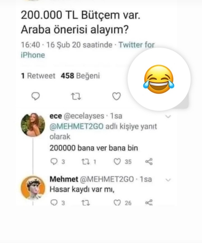 200 bin TL bütçe ile araba alınır mı?