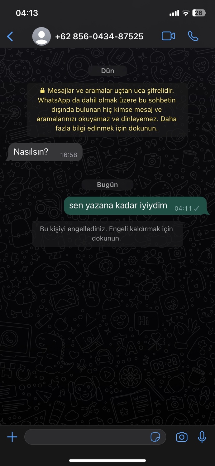 Arkadaslar whatsapptan degisik degisik numaralar yazıyor arıyorlar bunlar kim?