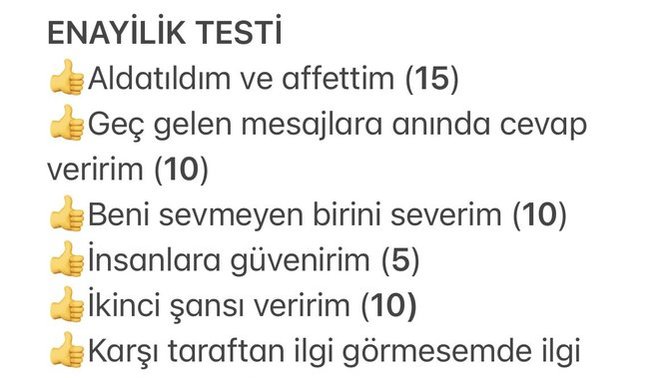 Enayilik testinden kaç puan aldınız?