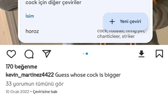 İnstagram çevirisi niye bu kadar kötü?