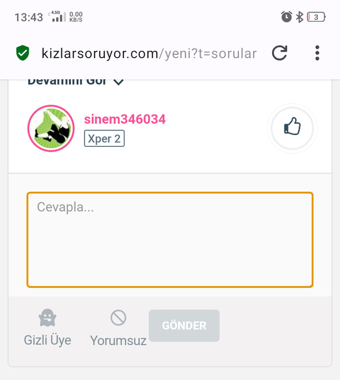 Pil seviyeniz % kaç?