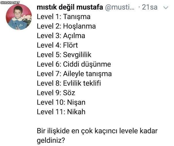 Bir ilişkide en çok kaçıncı levele kadar gelebildiniz?
