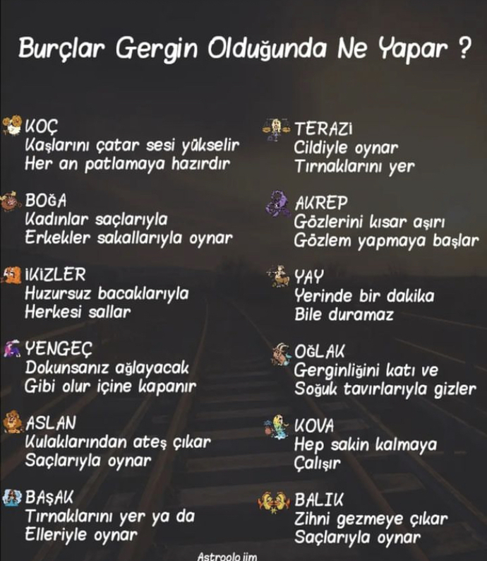 Burçlar gergin olduğunda neler yapar?