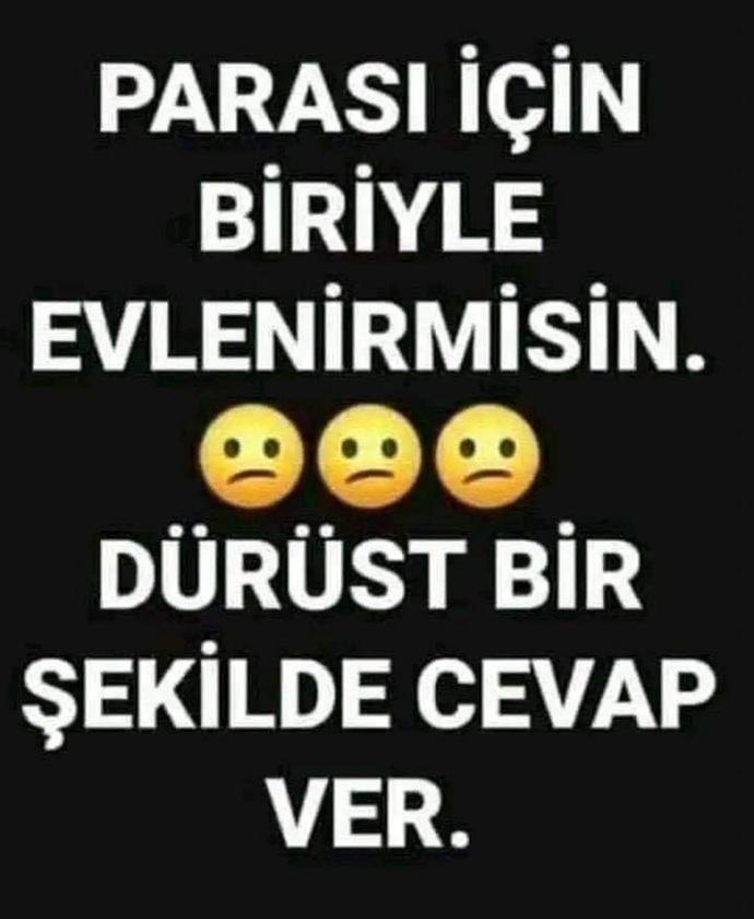 Parası için biriyle evlenir misiniz?