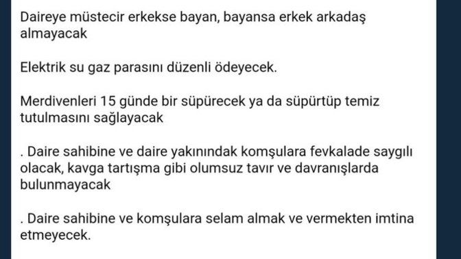 Vali yardımcısının kiracıda aradığı özellikler çok konuşuluyor! Evinizi kiraya verirken neye dikkat edersiniz?