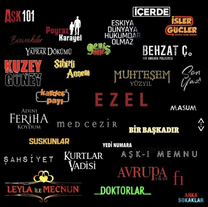 Bu dizilerden hangisini izlediniz?