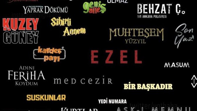 Bu dizilerden hangisini izlediniz?