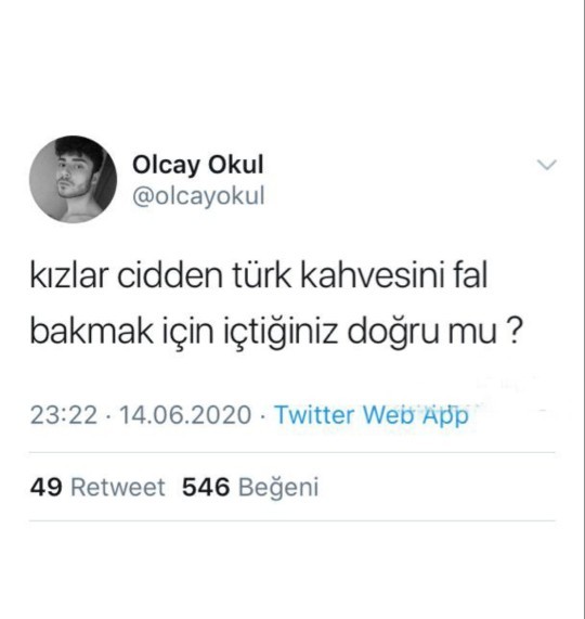 Siz hiç fal baktırmak için kahve içtiniz mi?