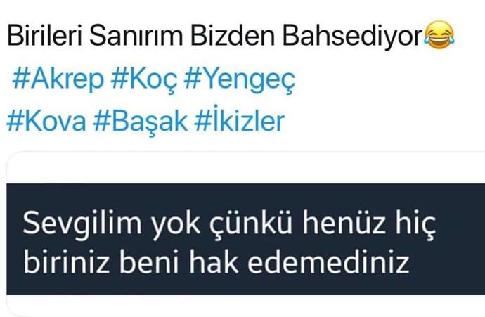 Sevgilim yok çünkü... Noktayı nasıl doldurursunuz?