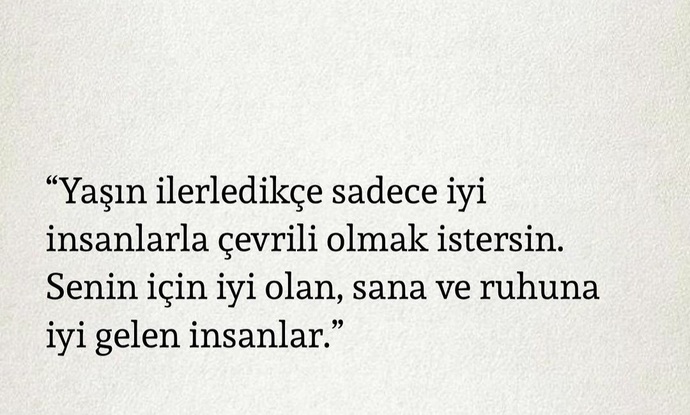 Etrafınız nasıl insanlarla çevrili?