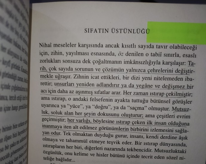 Mutsuzluğu ne şekilde tanımlardınız?