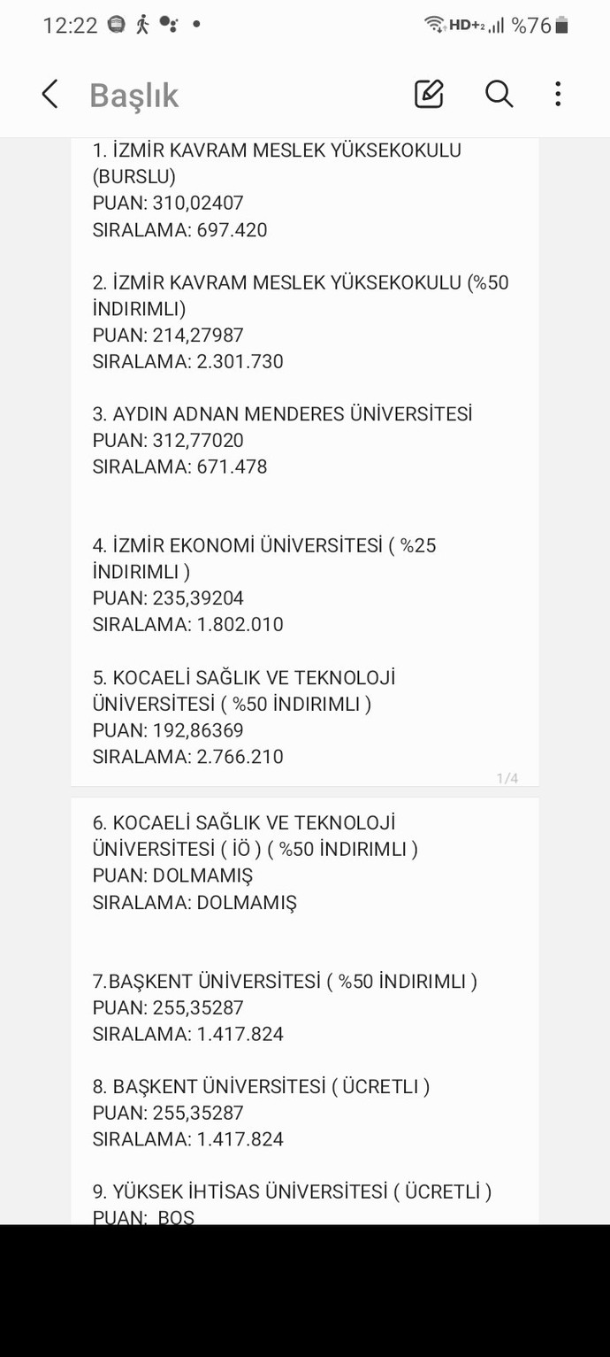 Sizce hangi tercihim gelir?