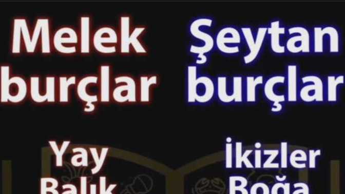 Burcuna göre melek misin yoksa şeytan mı?