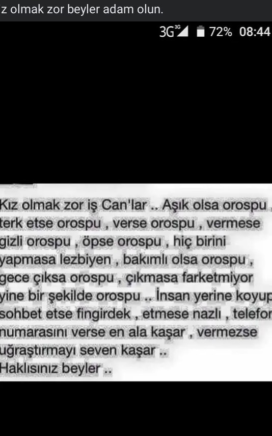 Kadın olmak kadar zor bisey var mı ?