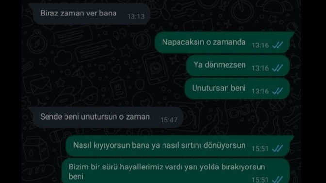 Ben bir şey diyemiyorum benim yerime siz konuşun arkadaşlar?