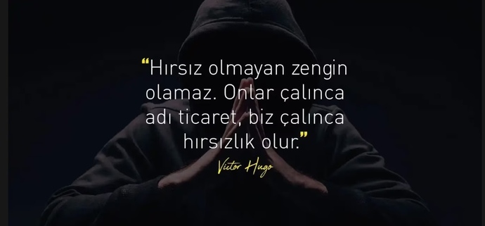 Her zengin hırsız mıdır?
