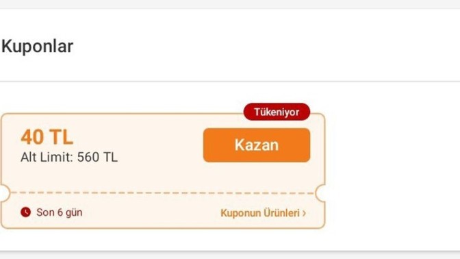 Trendyol kupon nasıl kullanılır?