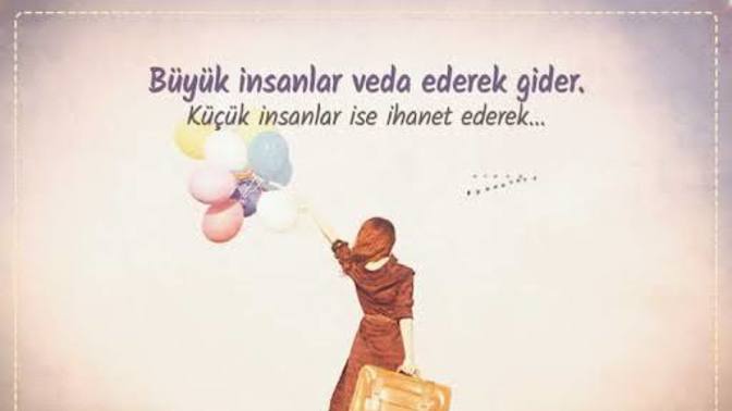 Kimler veda ederek gider?