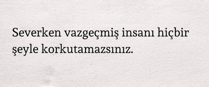Severken vazgeçer misiniz?