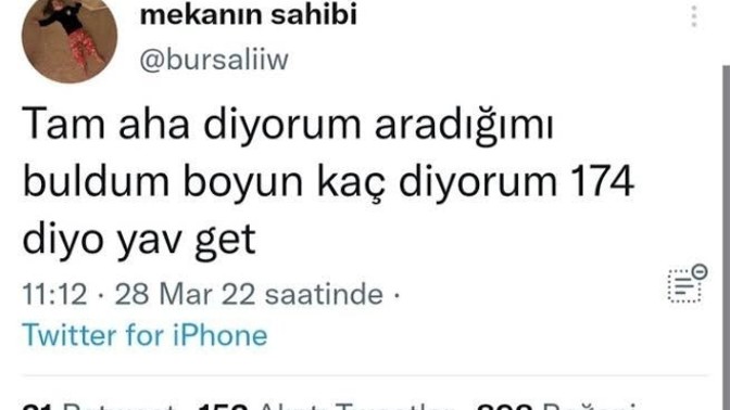 Karşı cinsin boyunun uzun/kısa olması sizin için önemli mi?