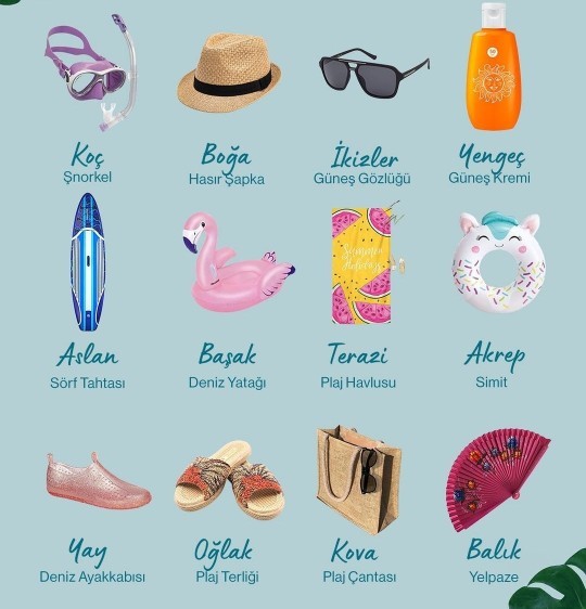 Burcuna göre hangi tatil ürünüsün?