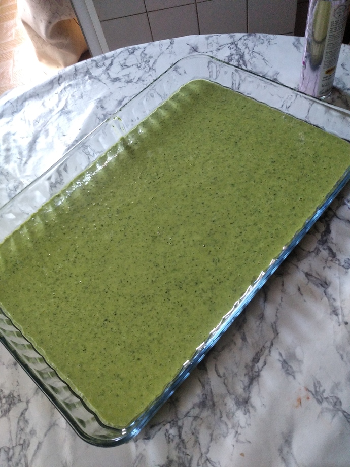 Boş durmadım size ıspanaklı kek yaptım çaylar hazır mı peki?