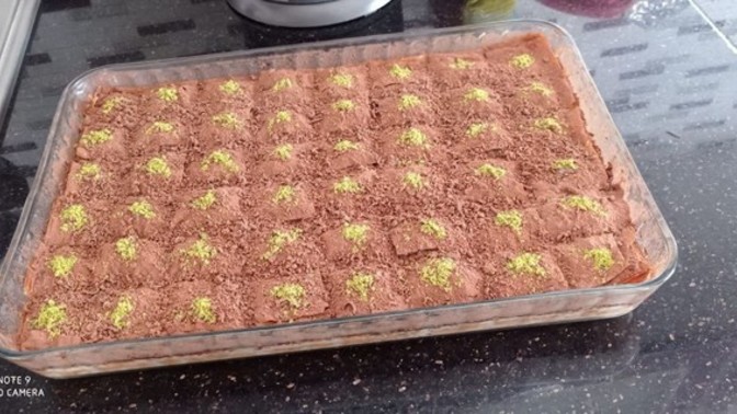 YouTube'dan bakarak soğuk baklava yaptım, sizce nasıl olmuş?