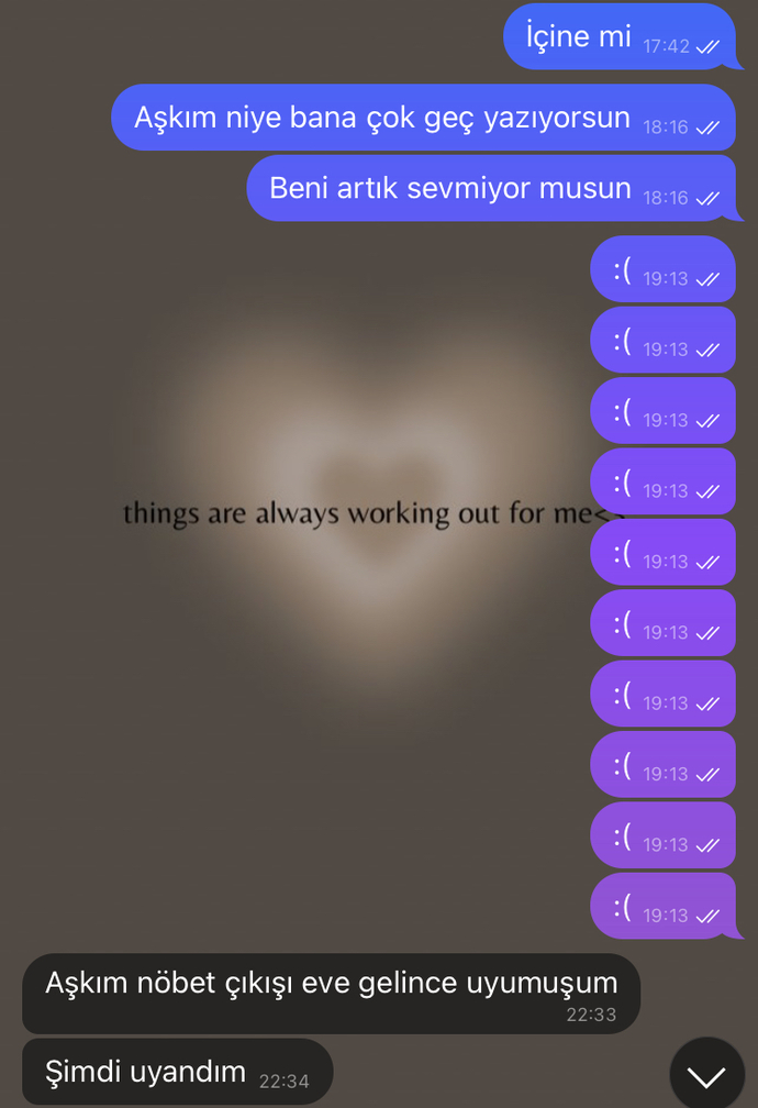 Sevgiliniz mesajınıza kaç dakikada cevap vermezse mesajın gönderimini iptal edersiniz?
