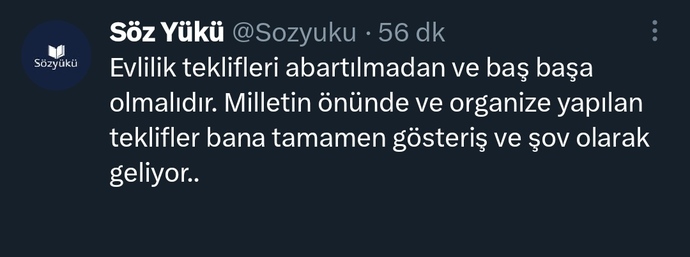Evlilik teklifi sizce nasıl olmalı?