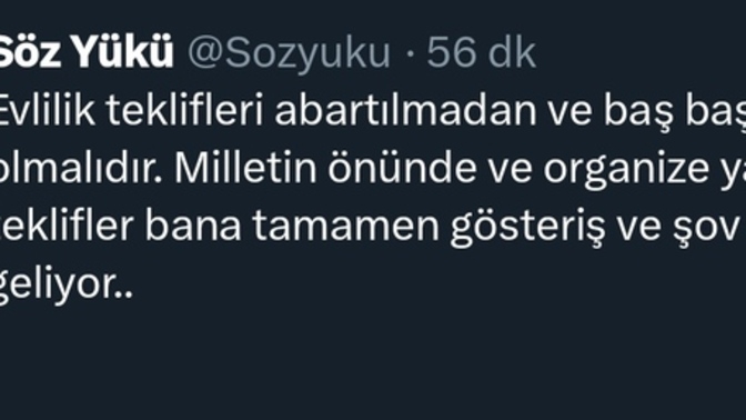 Evlilik teklifi sizce nasıl olmalı?