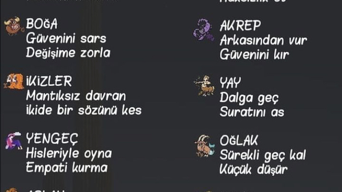 Hangi burcu ne yaparsan deli edersin?