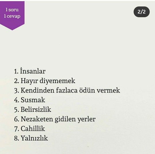 Hayatınızda sizi yoran neler var?