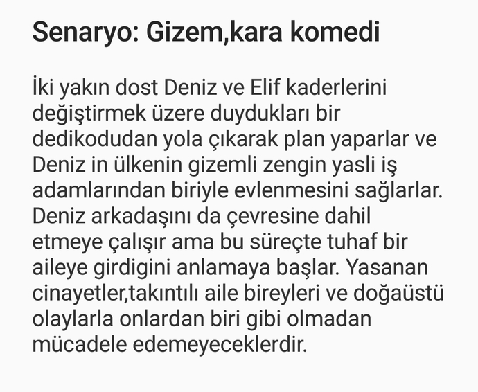 Roman yazacagim hangi senaryo uzerinden yazayim sizce?