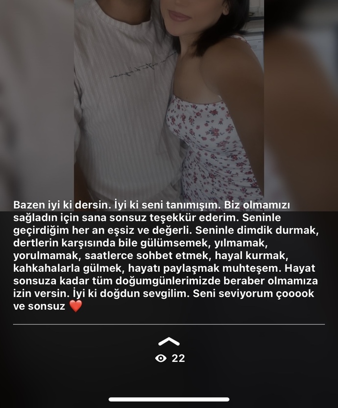Sevgilim neden bu kadar odun?