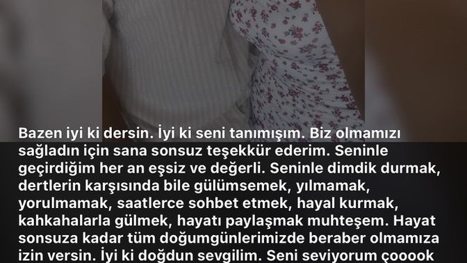 Sevgilim neden bu kadar odun?