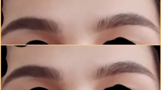 Kuaföre kaşlarımı aldırdım ama birbirinden çok farklı görünüyor, yamuk mu?