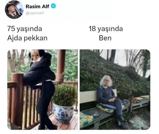 Kaç yaşında gösteriyorsunuz?